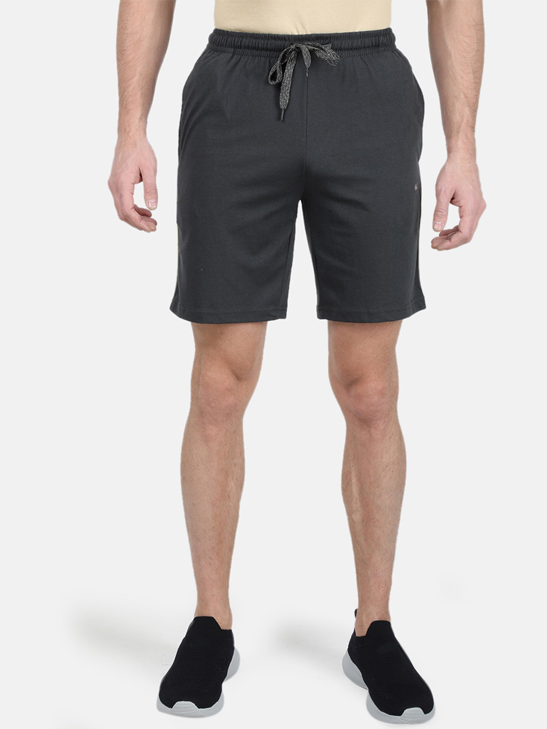 

Monte Carlo Men Mid-Rise Sports Shorts, Charcoal
