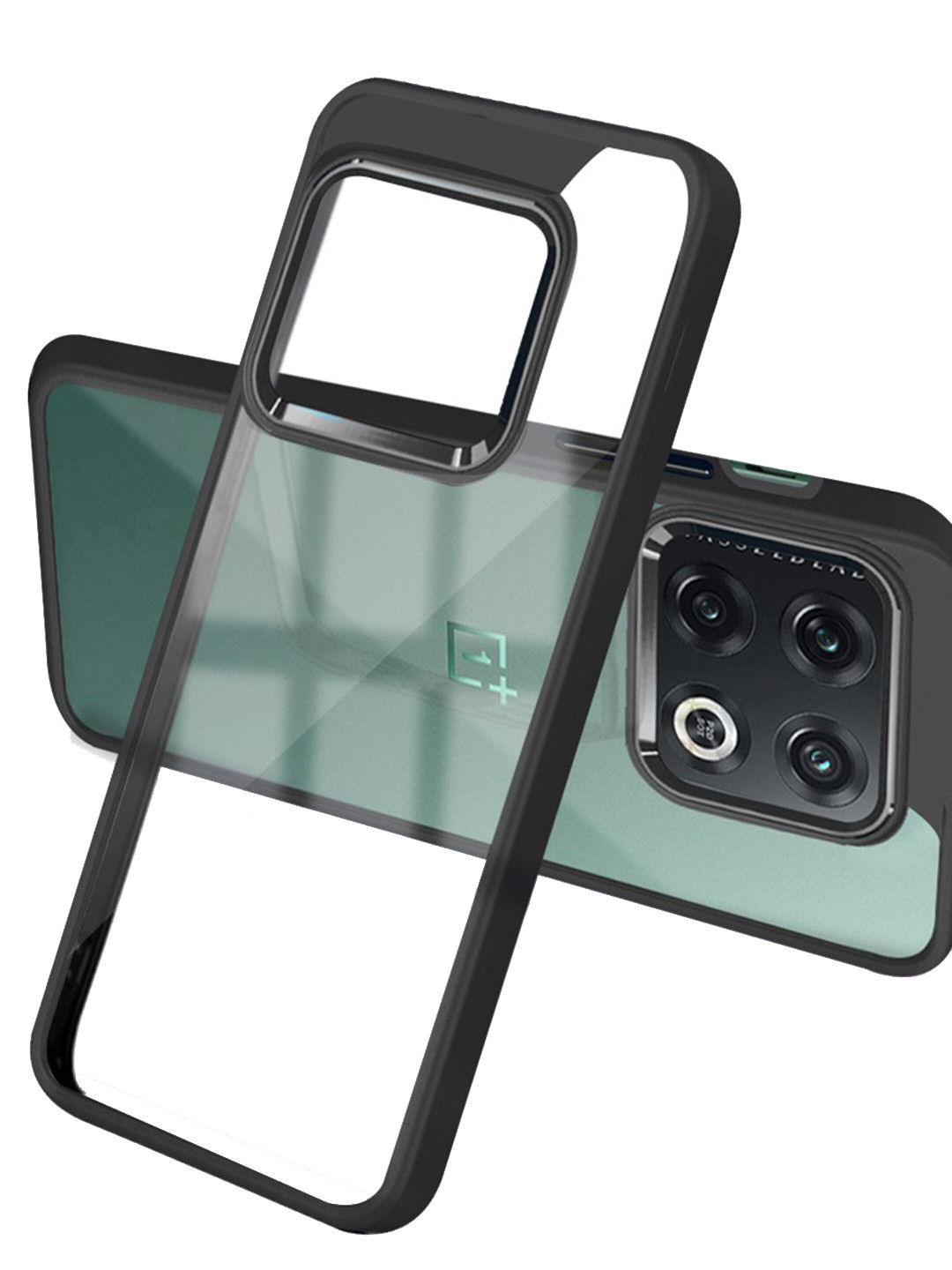 

Karwan OnePlus 10 Pro 5G Mobile Metal Back Cover, Black