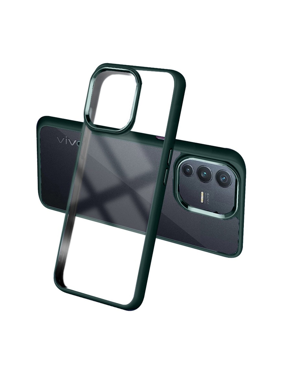 

Karwan vivo V23 5G Shock Proof Back Case, Green
