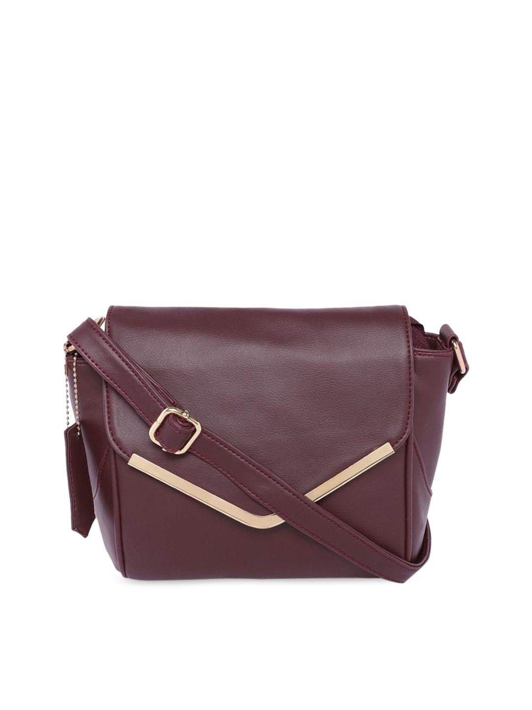

Anna Claire Structured Sling Bag, Maroon