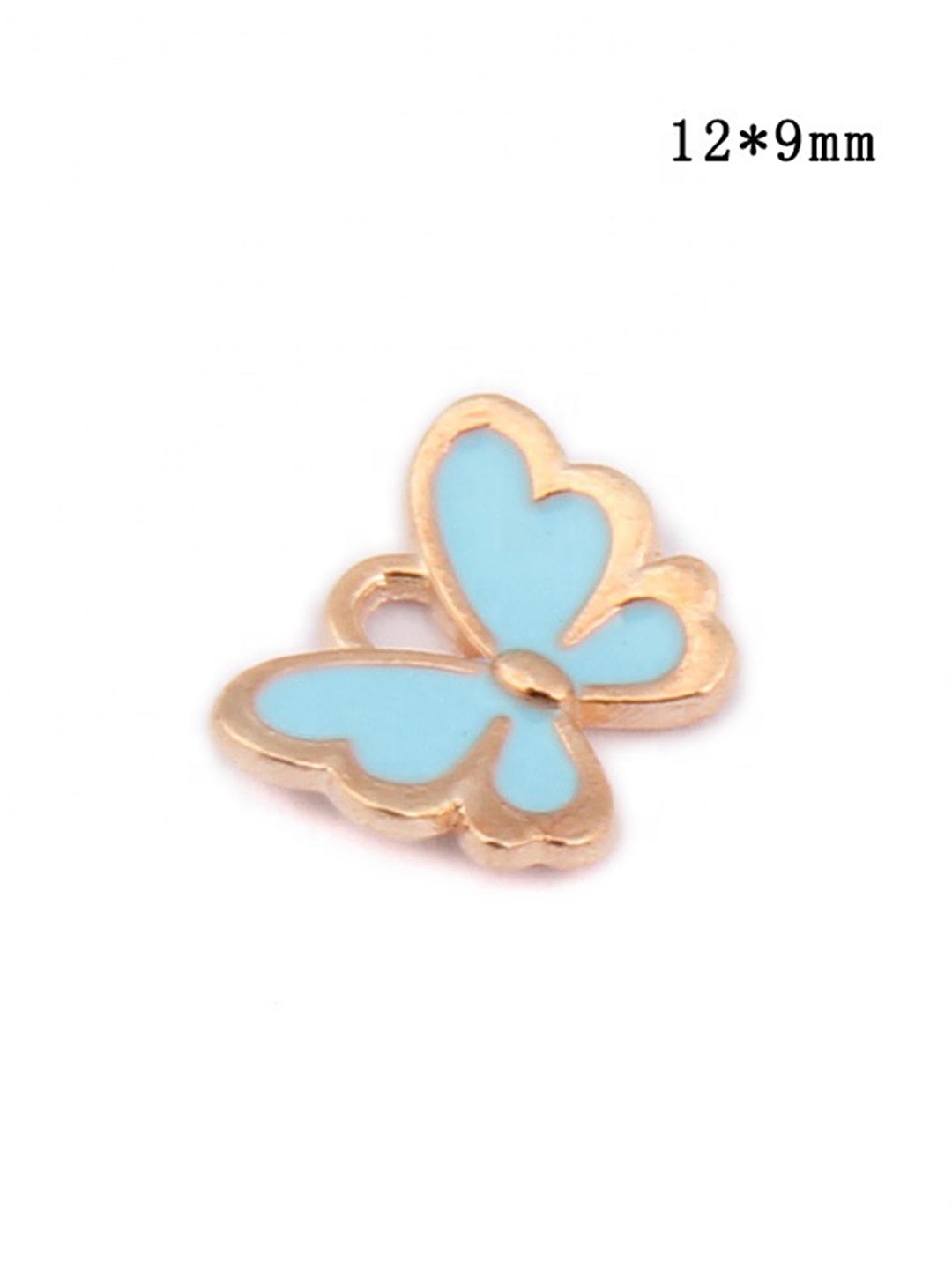 

Pinapes Gold-Plated Small Butterfly Necklace, Blue