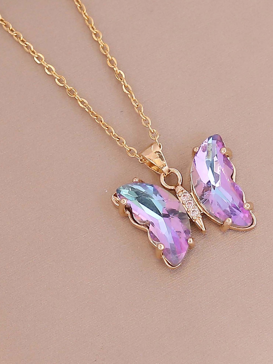 

Pinapes Gold-Plated Enamelled Necklace
