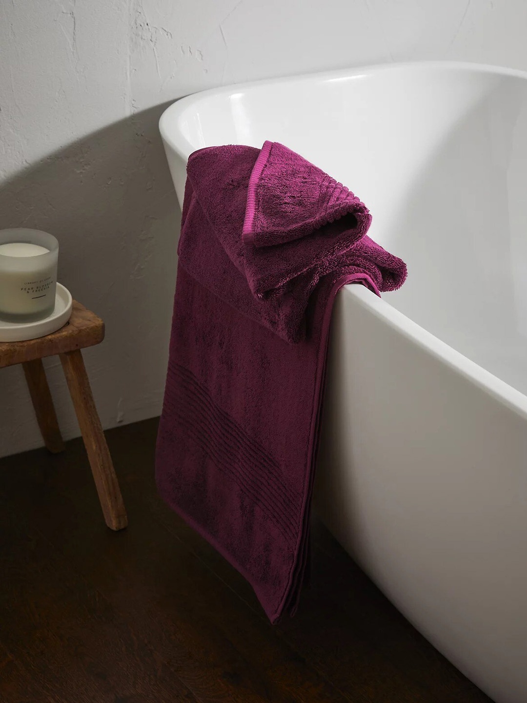 

Marks & Spencer 600 GSM Egyptian Cotton Bath Towel, Burgundy