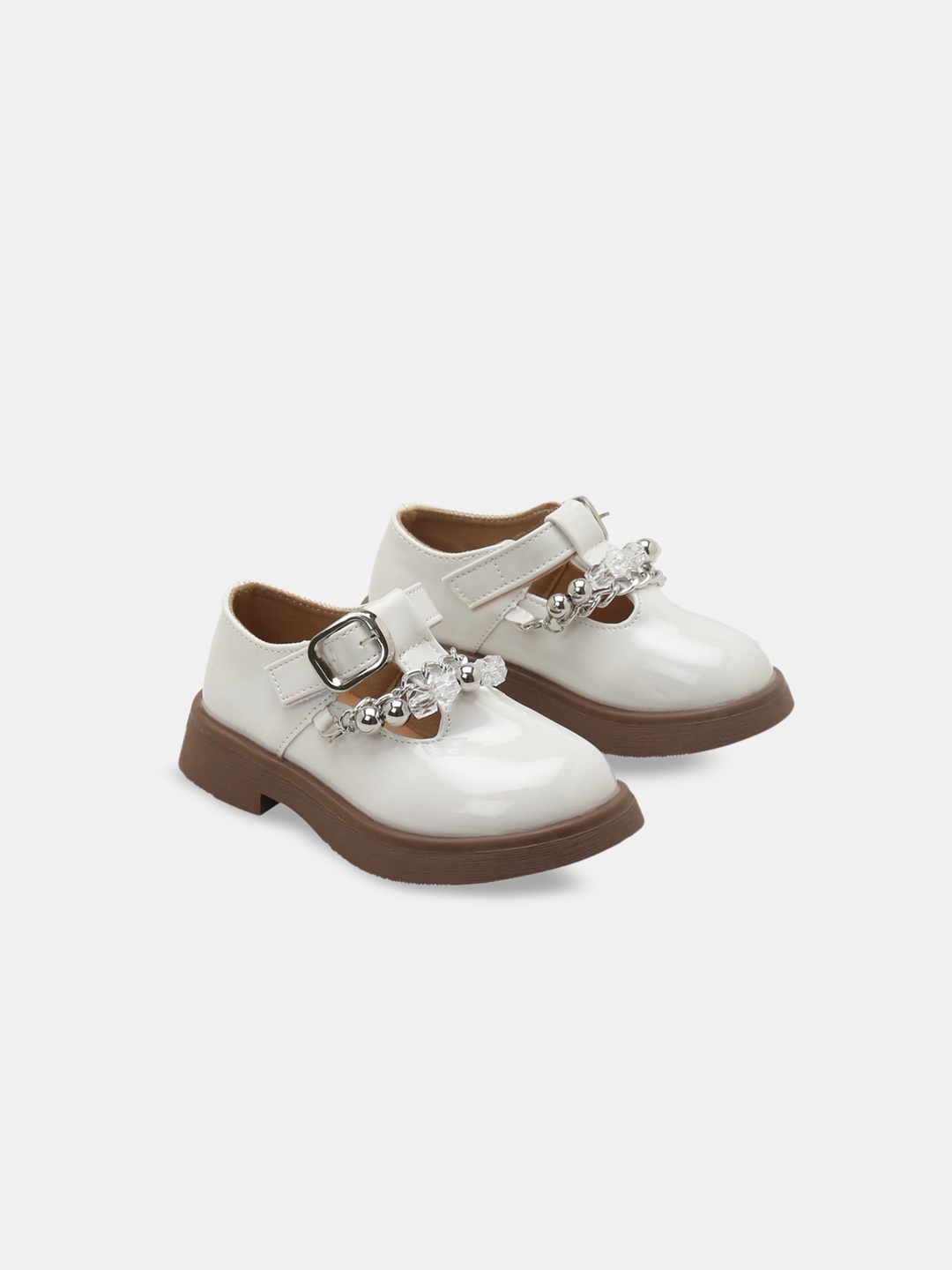 

Hopscotch Girls Embellished Heeled Shoes, White
