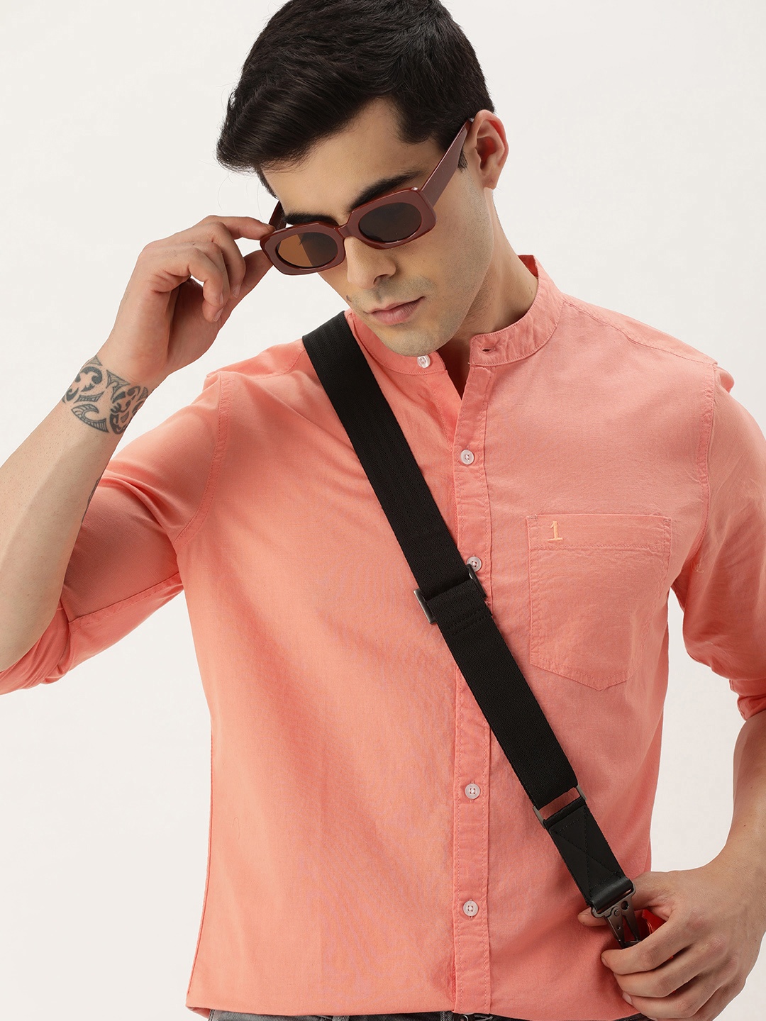 

Kook N Keech Slim Fit Casual Shirt, Orange