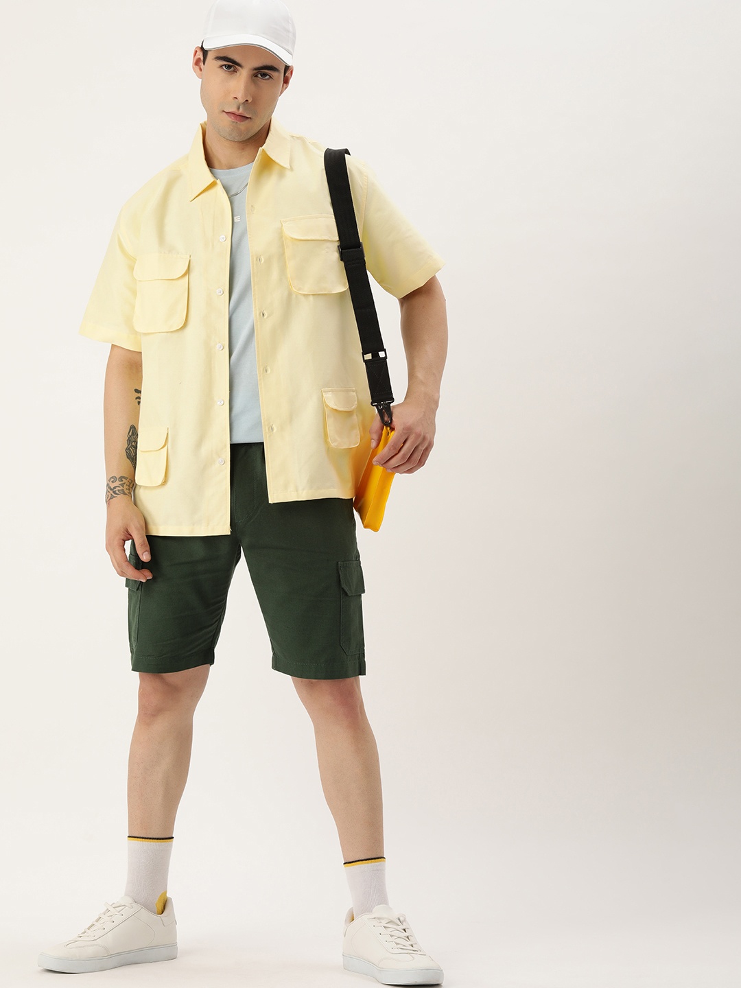 

Kook N Keech Relaxed Boxy Casual Shirt, Yellow