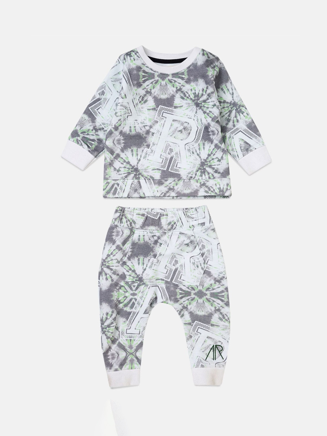 

Angel & Rocket Infant Boys Printed T-shirt With Joggers, Grey
