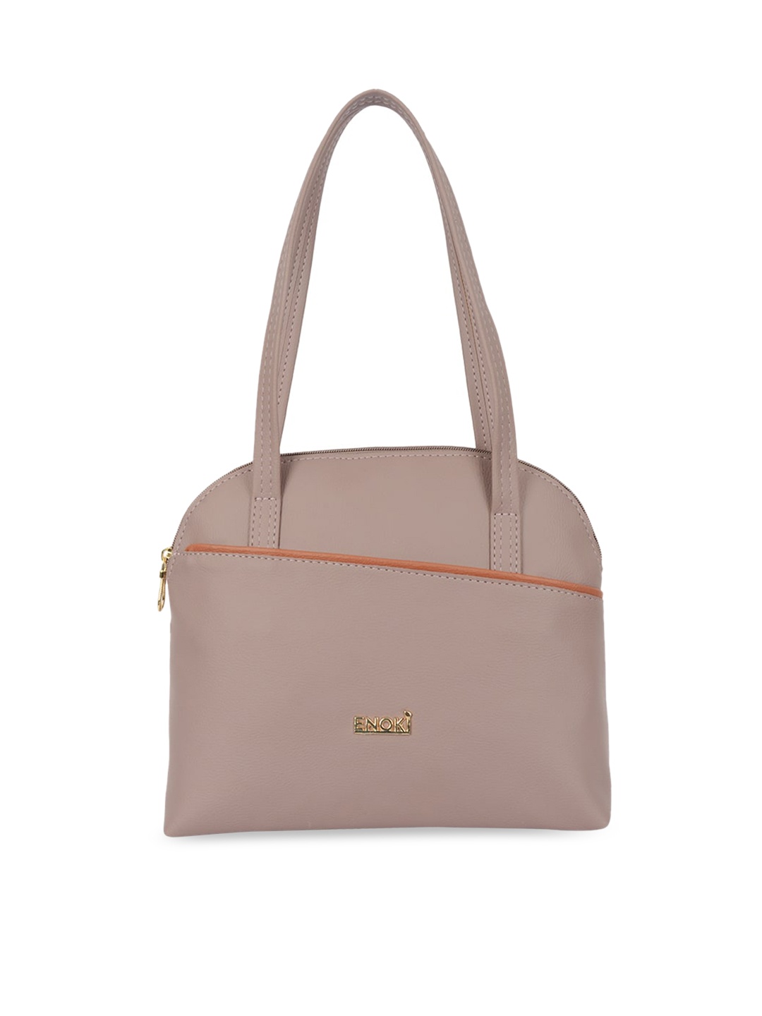 

ENOKI Structured Shoulder Bag, Purple
