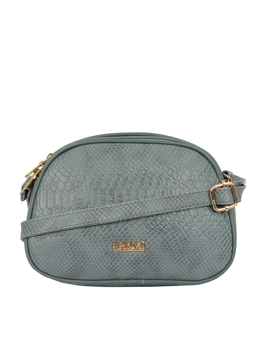 

ENOKI Textured Structured Sling Bag, Grey