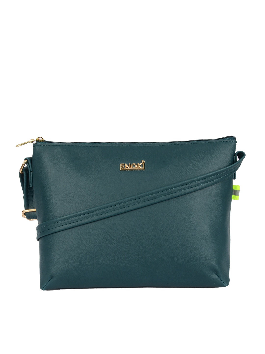 

ENOKI Non-Detachable Sling Structured Sling Bag, Green