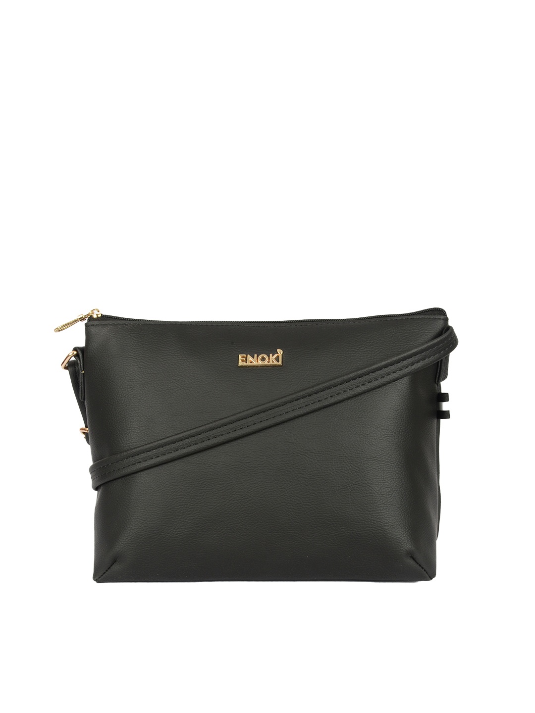 

ENOKI Textured Structured Sling Bag, Black
