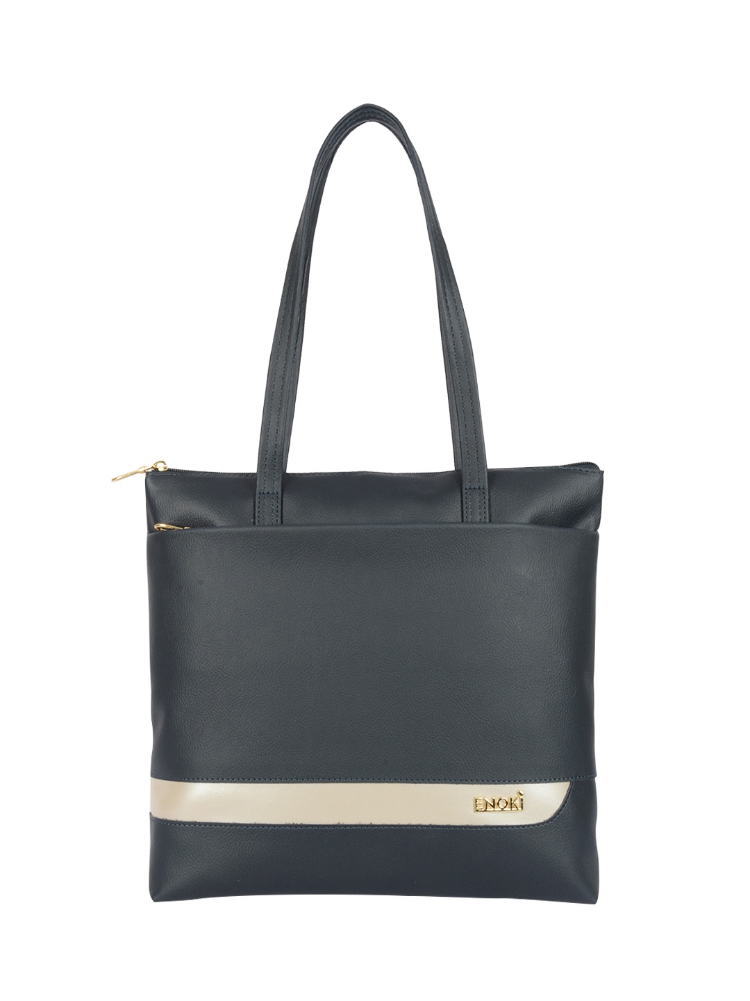 

ENOKI Structured Shoulder Bag, Blue