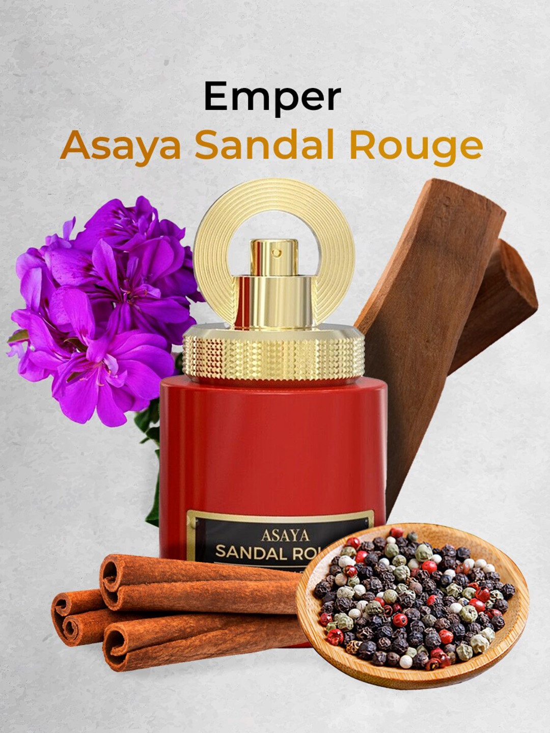 

Emper Asaya Sandal Rouge Eau De Parfum - 100ml, Red