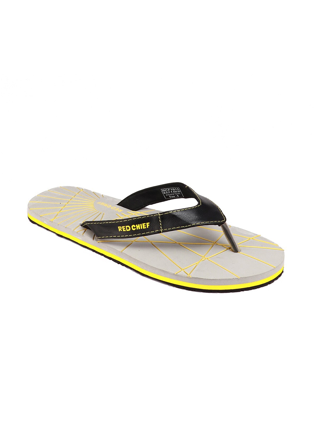 

Red Chief Men Rubber Thong Flip-Flops, Grey