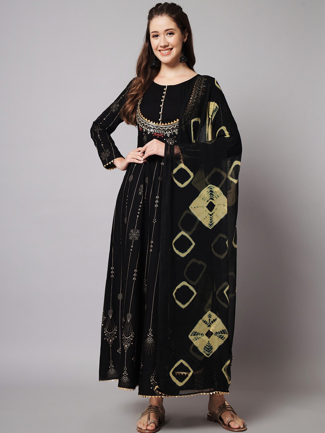 

Meeranshi Black Maxi Maxi Dress