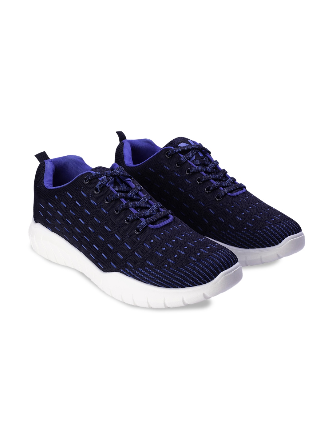 

Paragon Men Woven Design Lace-Up Sneakers, Navy blue