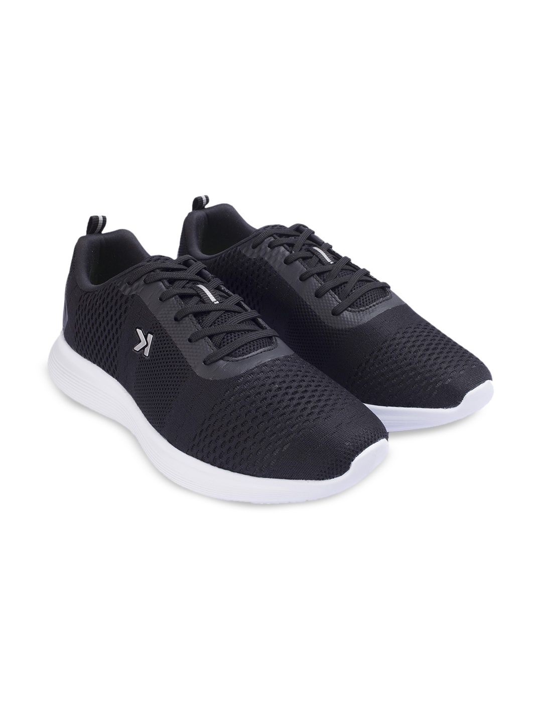 

Paragon Men Woven Design Lace-Up Sneakers, Black