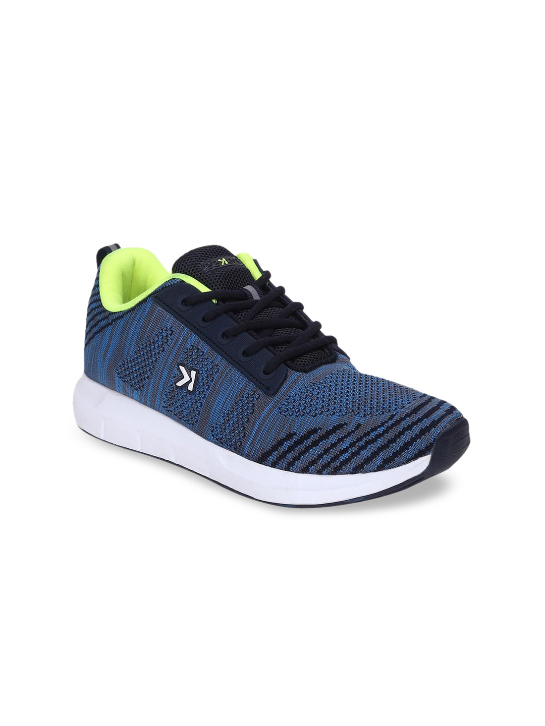

Paragon Men Woven Design Lace-Up Sneakers, Navy blue