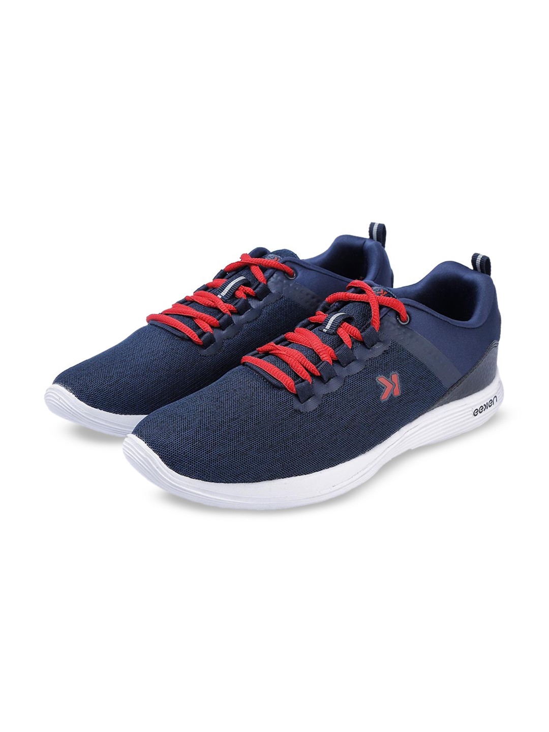

Paragon Men Woven Design Lightweight Sneakers, Navy blue