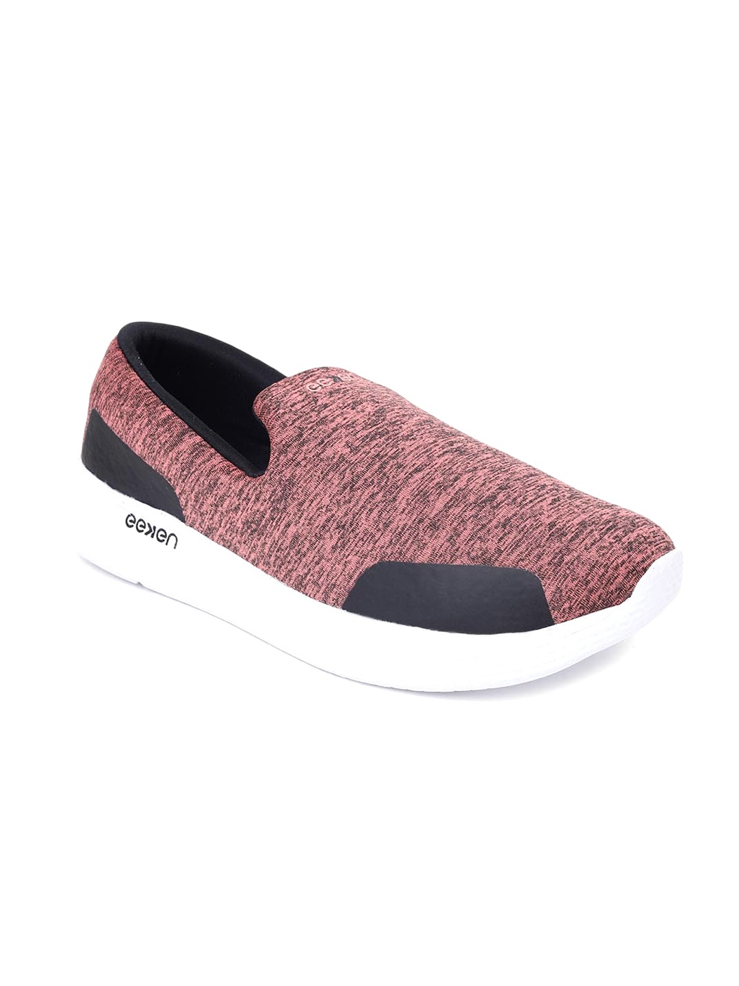 

Paragon Men Woven Design Slip-On Sneakers, Peach