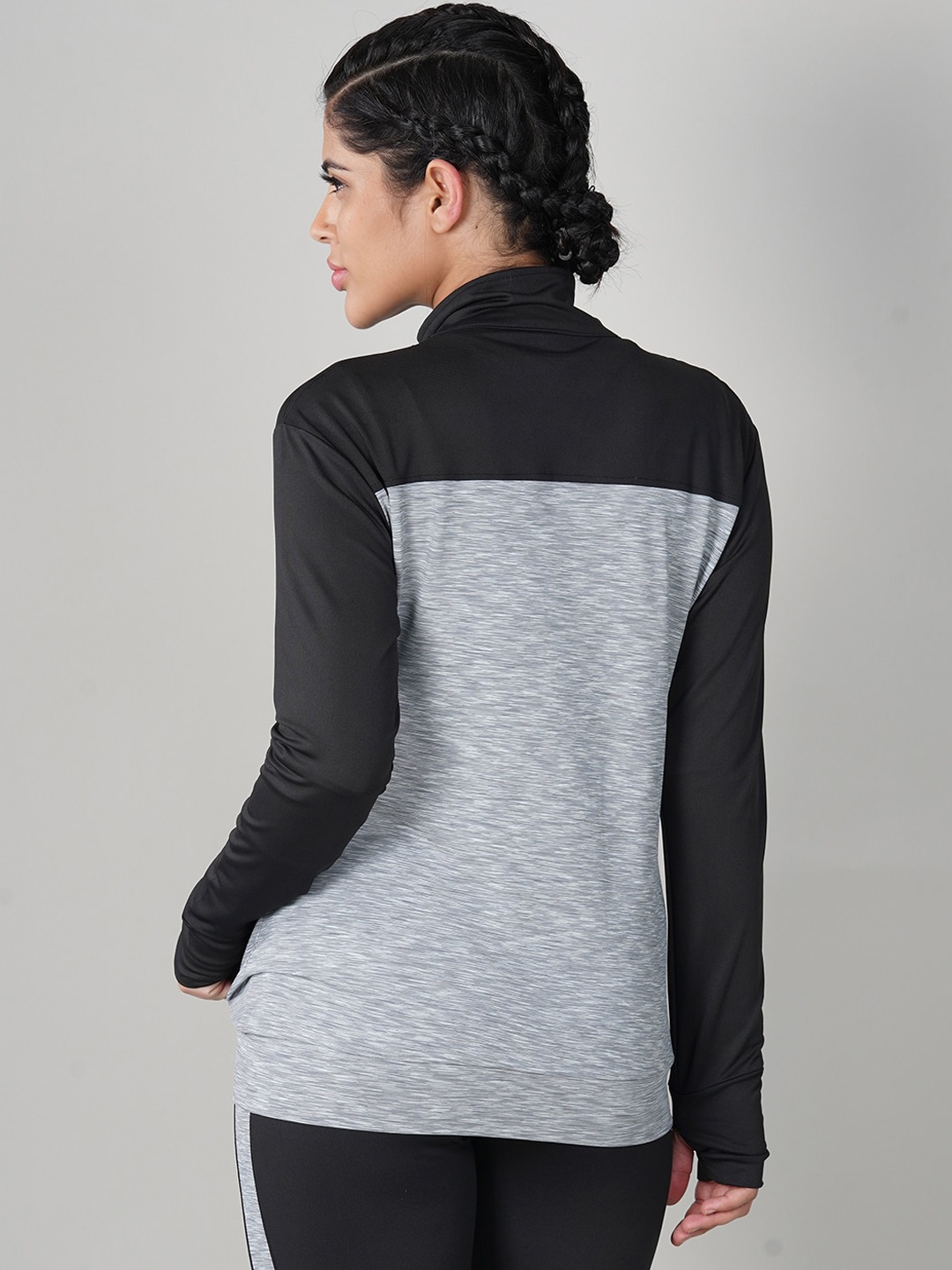 

NIVIA Women Neo-6 Running Dry Fit Sporty Jacket, Grey