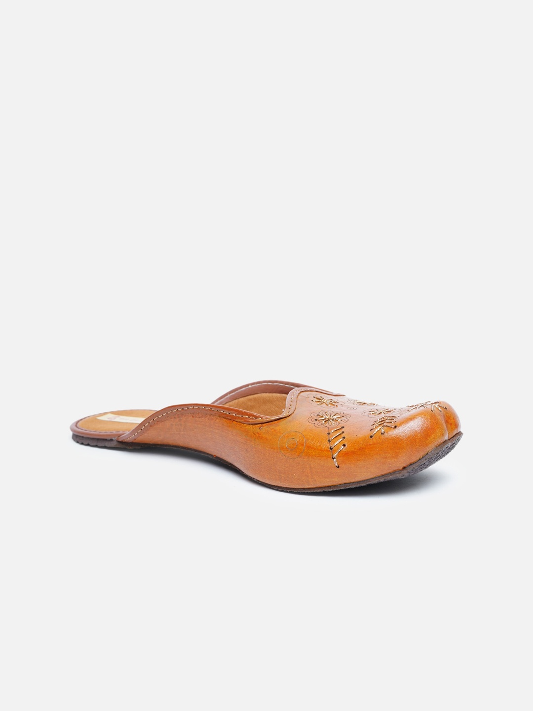 

Ta Chic Women Embellished Ethnic Mules, Brown