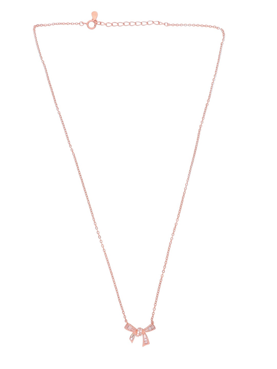 

CURIO COTTAGE Pure Silver Rose Gold-Plated Chain