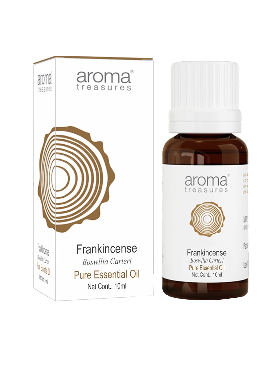 

Aroma Treasures Vegan Frankincense Pure Essential Body Oil - 10ml, White