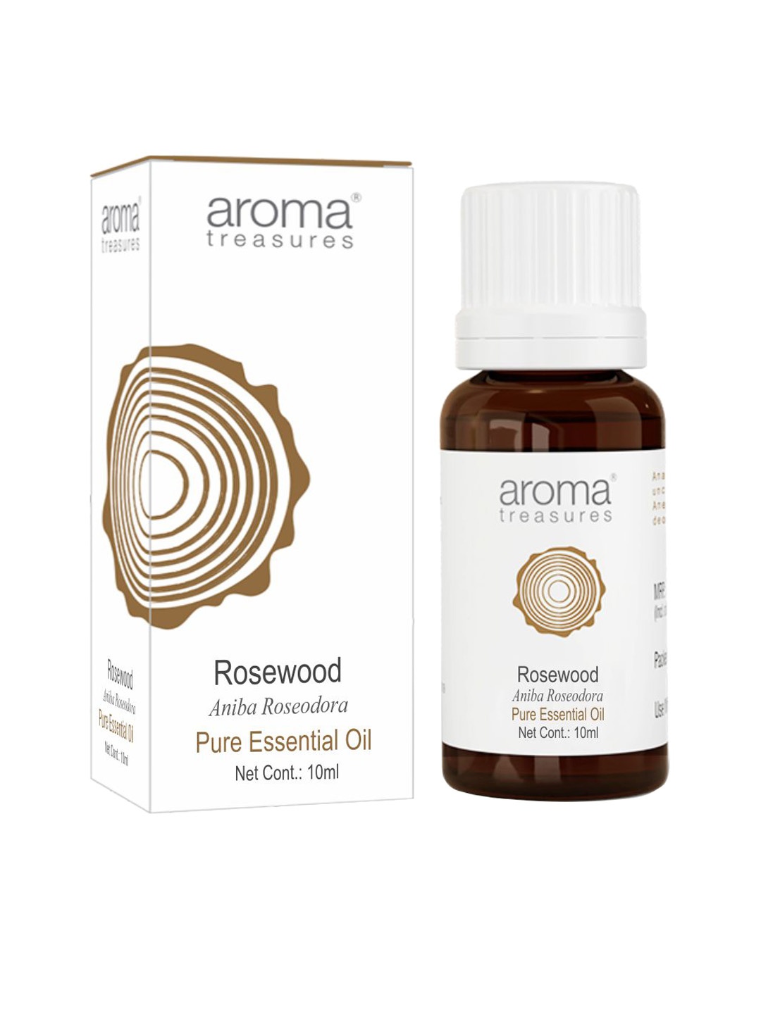 

Aroma Treasures Rosewood Vegan & Cruelty-Free Pure Essential Oil - 10 ml, White