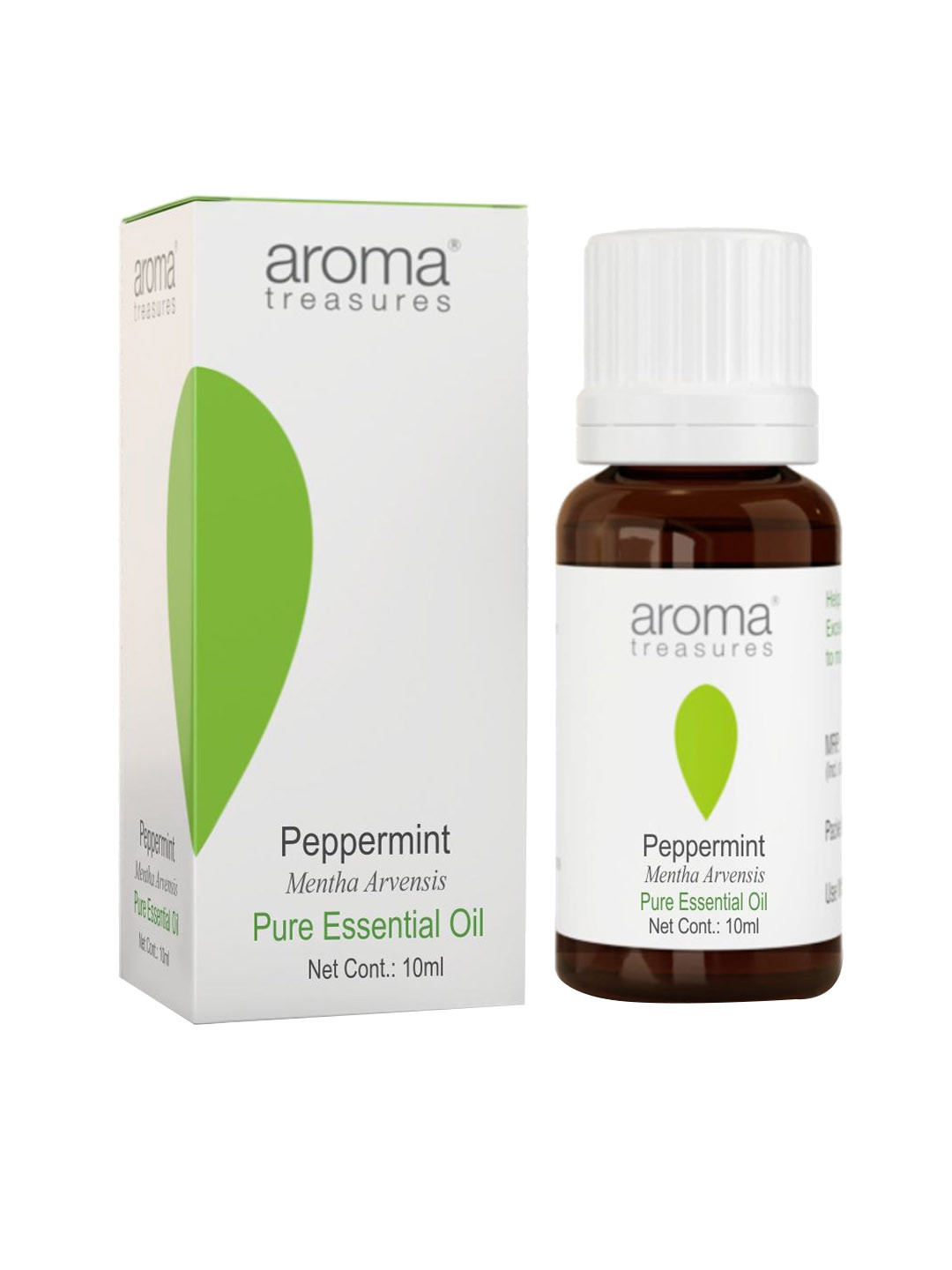 

Aroma Treasures Peppermint Vegan & Cruelty-Free Pure Essential Oil - 10 ml, White