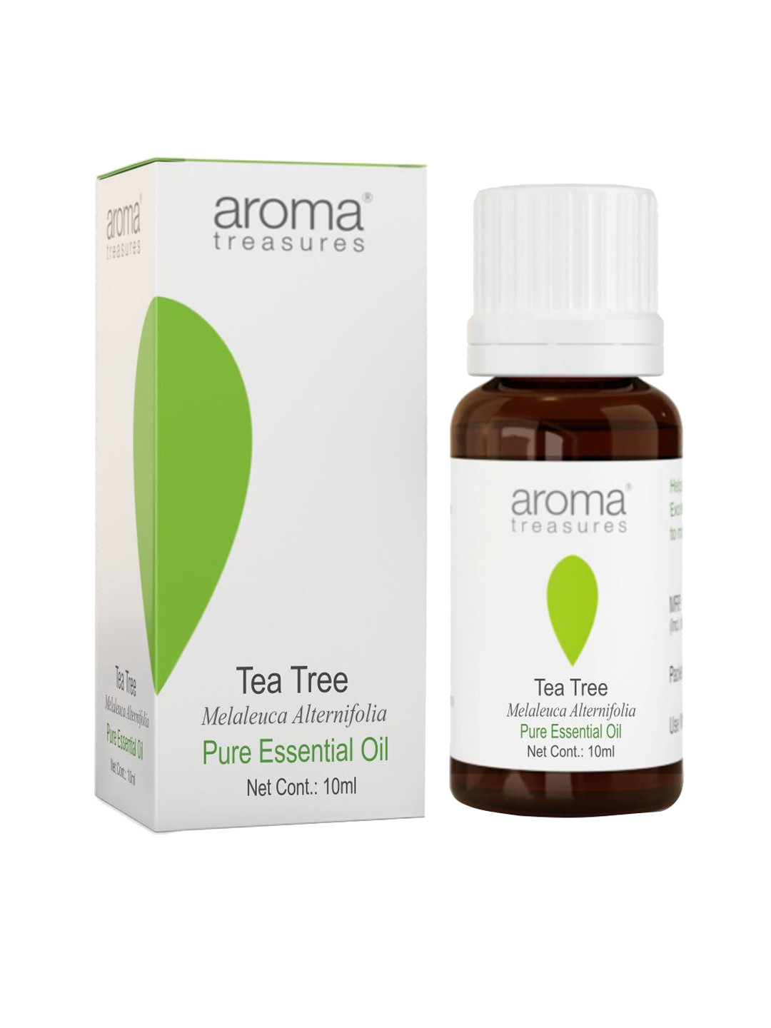 

Aroma Treasures Tea Tree Vegan & Cruelty-Free Pure Essential Oil - 10 ml, White