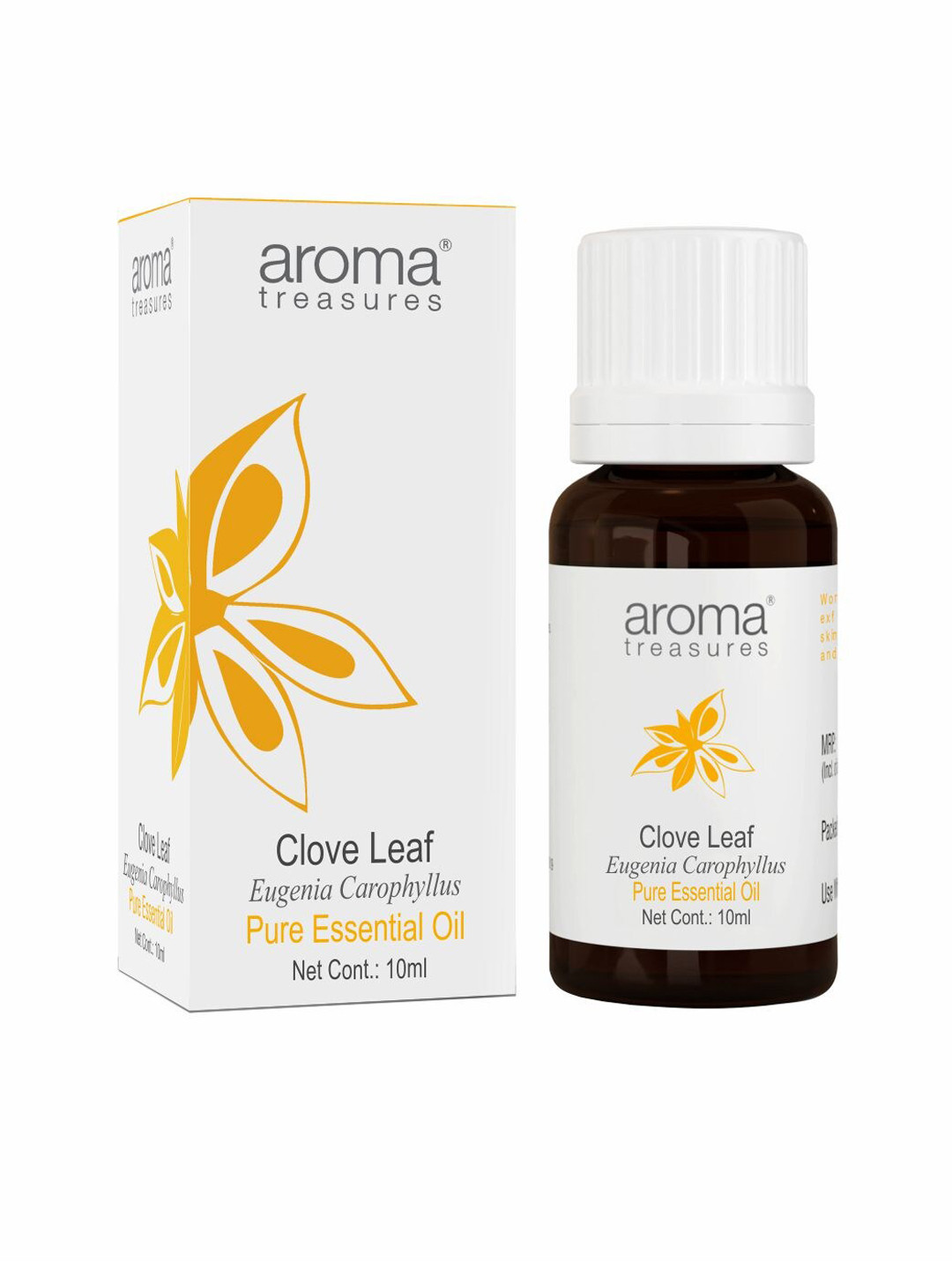 

Aroma Treasures Clove Leaf Vegan & Cruelty-Free Pure Essential Oil - 10 ml, White