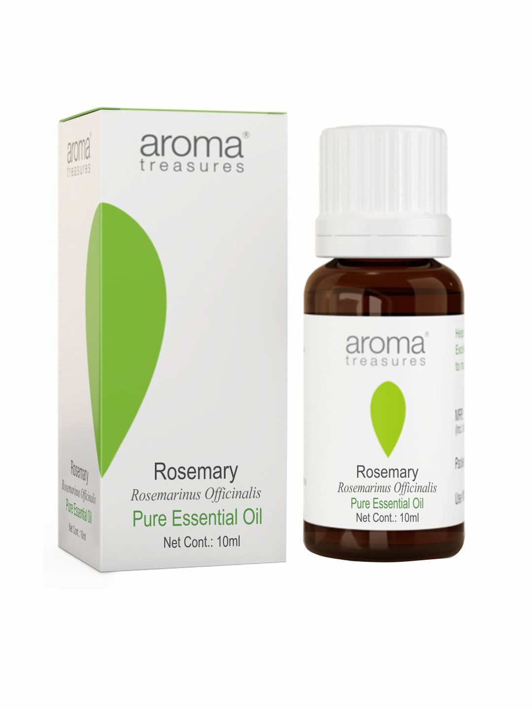

Aroma Treasures Rosemary Vegan & Cruelty-Free Pure Essential Oil - 10 ml, White