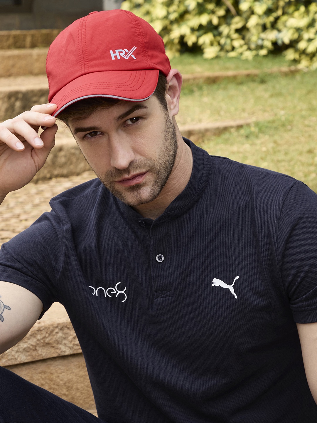 

HRX by Hrithik Roshan Men Red Solid Lifestyle Cap