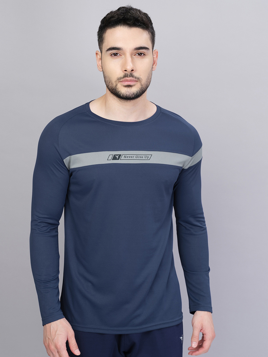 

Technosport Men Active Antimicrobial T-shirt, Navy blue