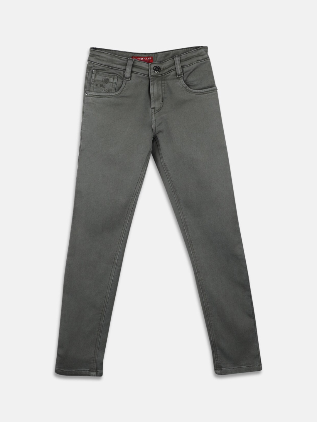 

Monte Carlo Slim Fit Stretchable Jeans, Olive