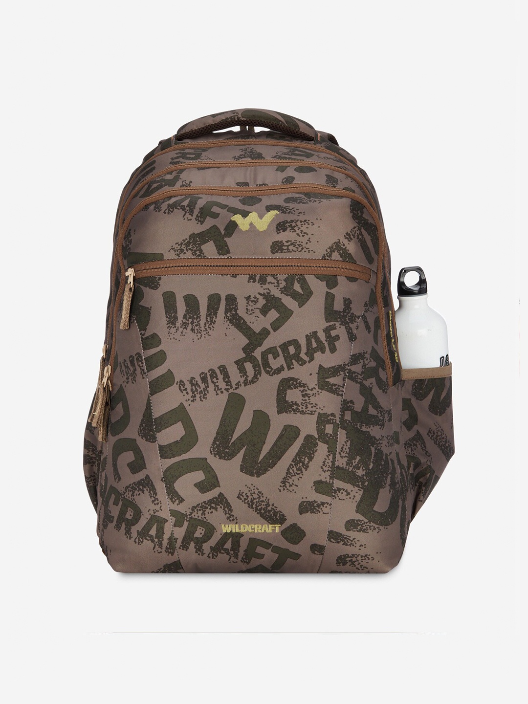 

Wildcraft Typography Printed Backpack, Brown