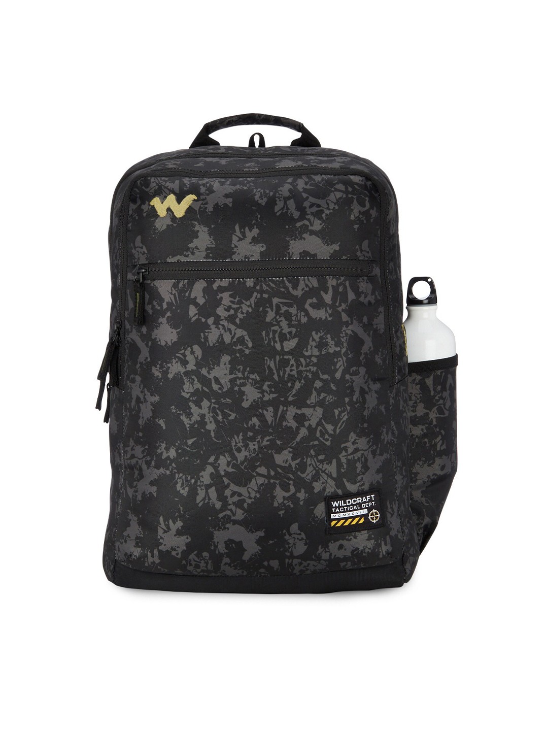 

Wildcraft Graphic Printed Medium Backpack, Black