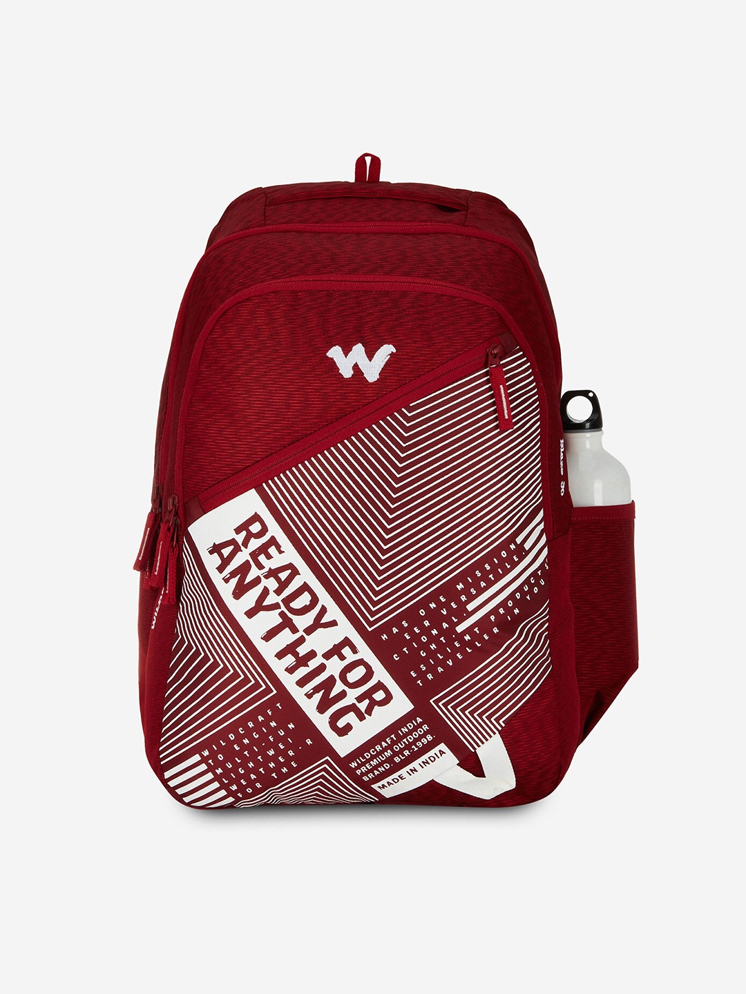 

Wildcraft Typography Printed Backpack, Red