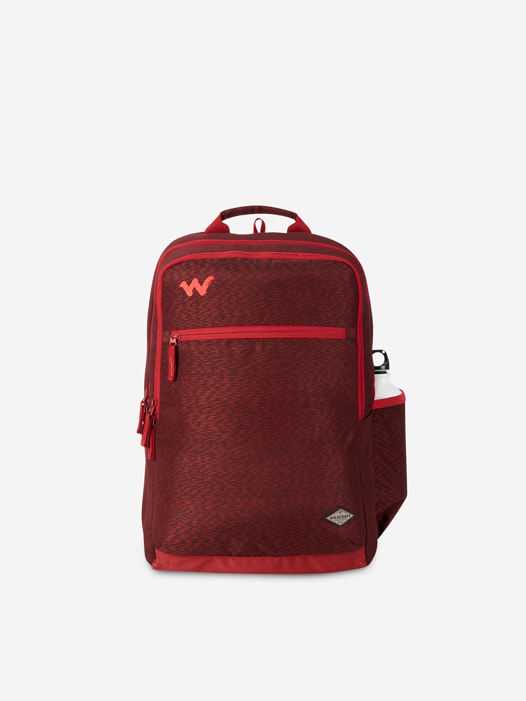 

Wildcraft Water Resistance Medium Size Backpack With Rain Cover, Burgundy