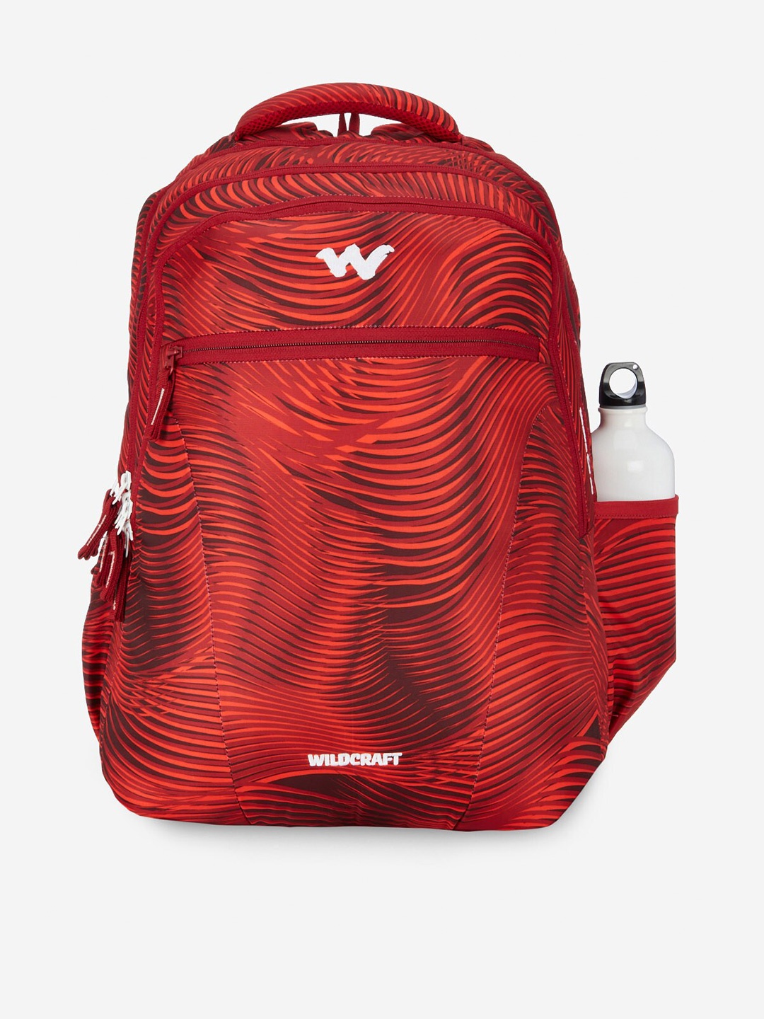 

Wildcraft Graphic Printed Medium Backpack, Red