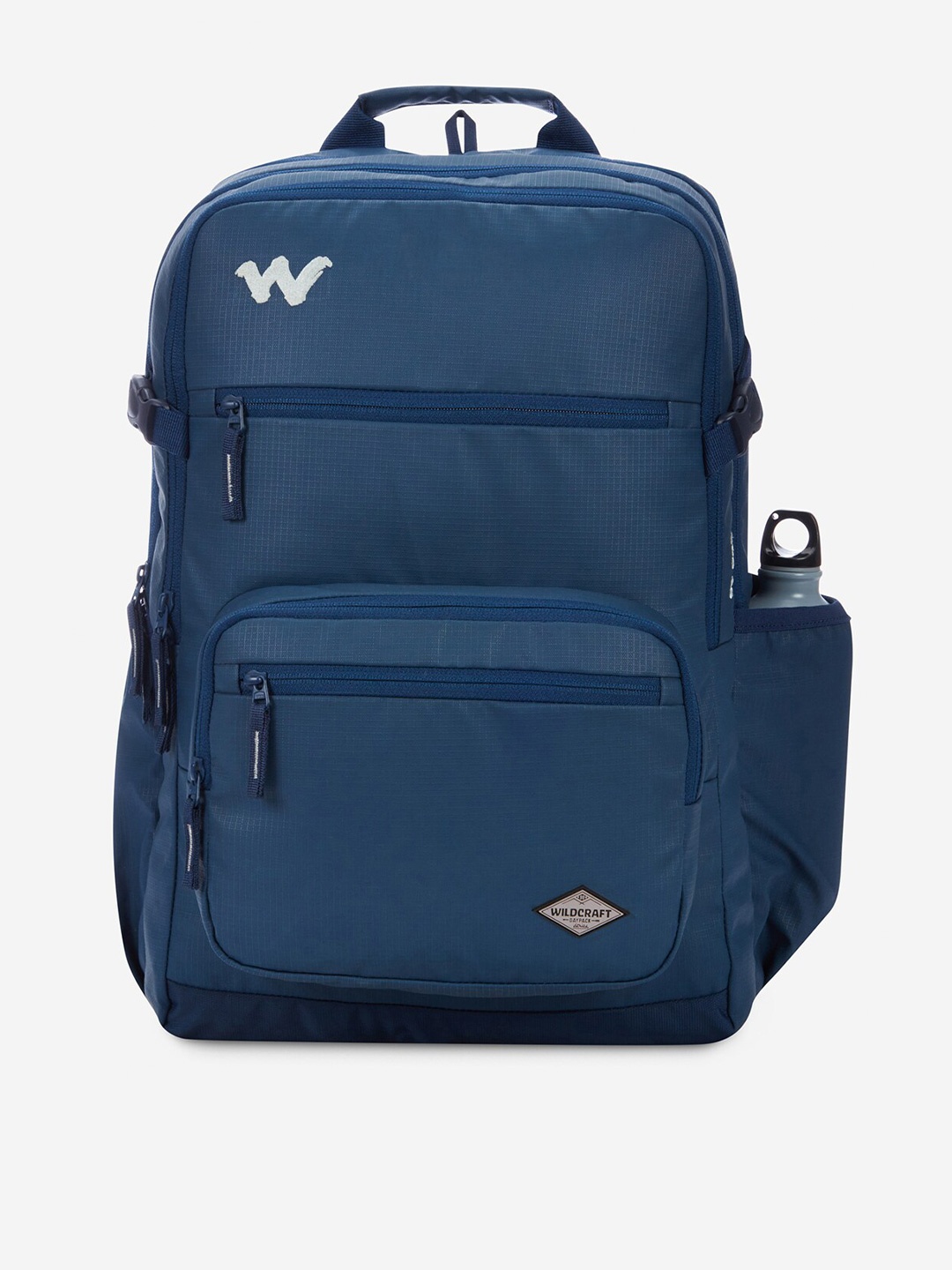 

Wildcraft Water Resistance Medium Size Backpack With Rain Cover, Navy blue