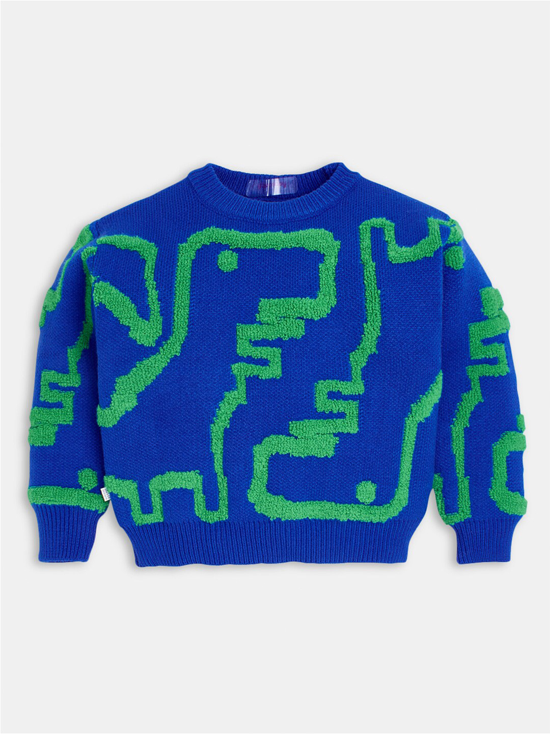

Hopscotch Boys Printed Pullover, Blue