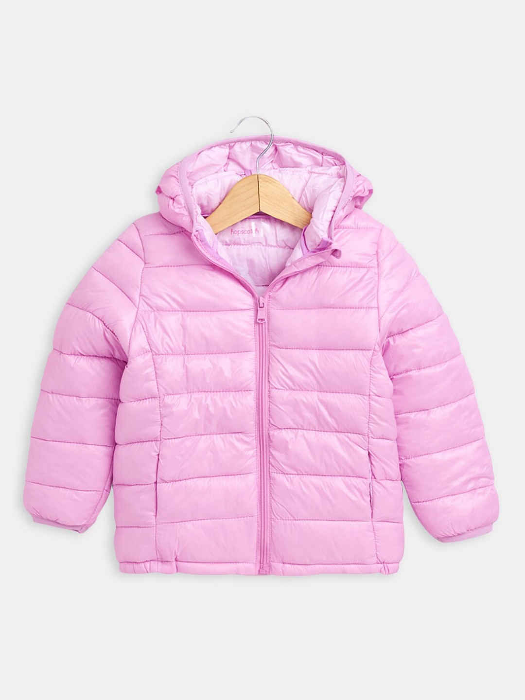 

Hopscotch Girls Hooded Long Sleeves Padded Jacket, Pink