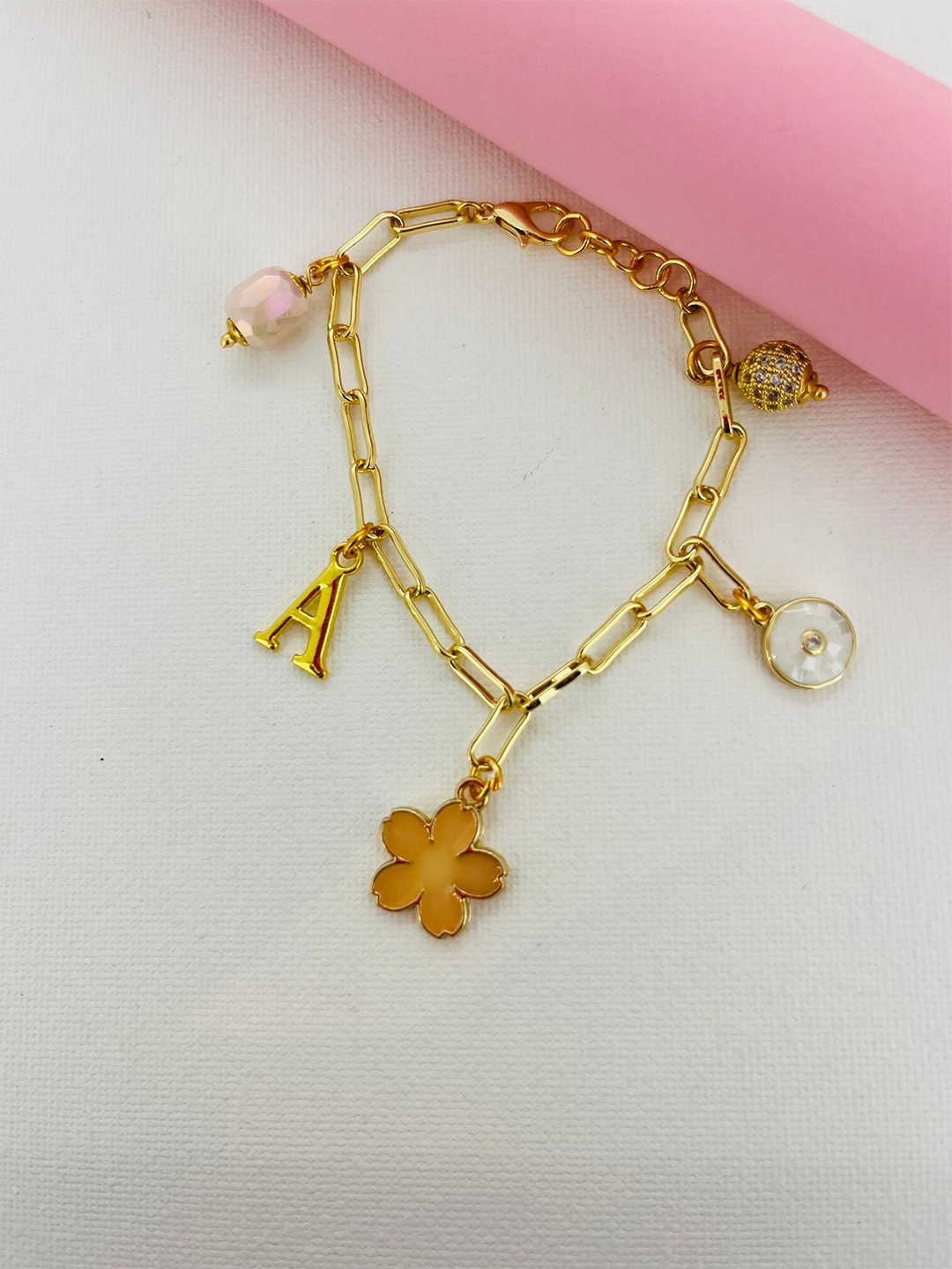

CURIO COTTAGE Women Gold-Plated Wraparound Bracelet
