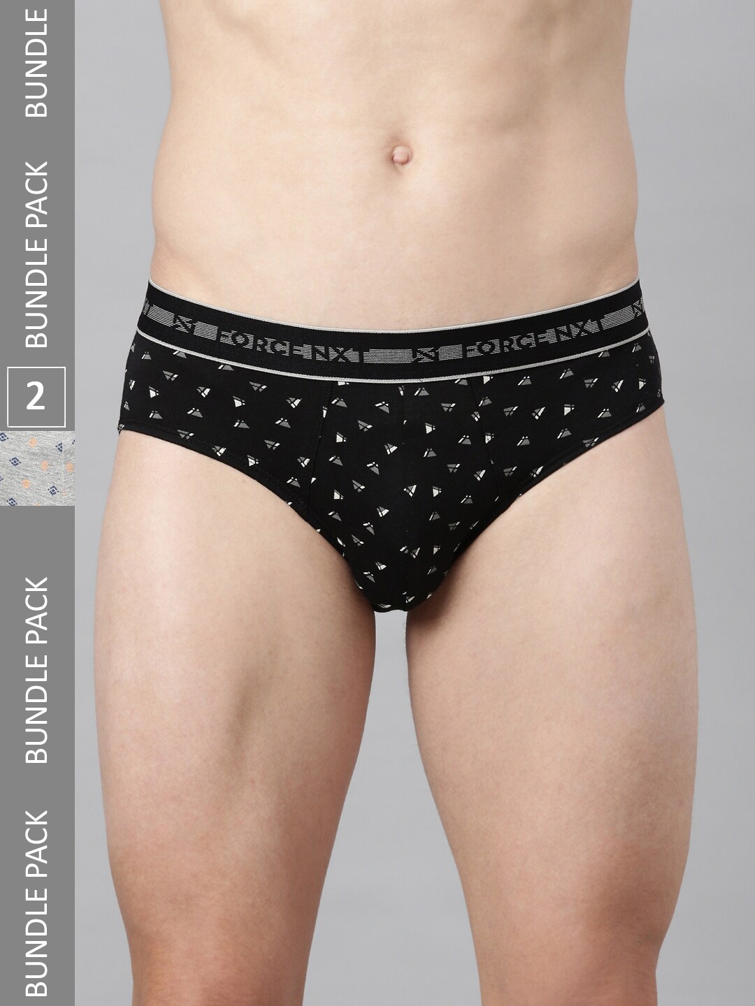 

Force NXT Men Pack Of 2 Assorted Cotton Basic Briefs