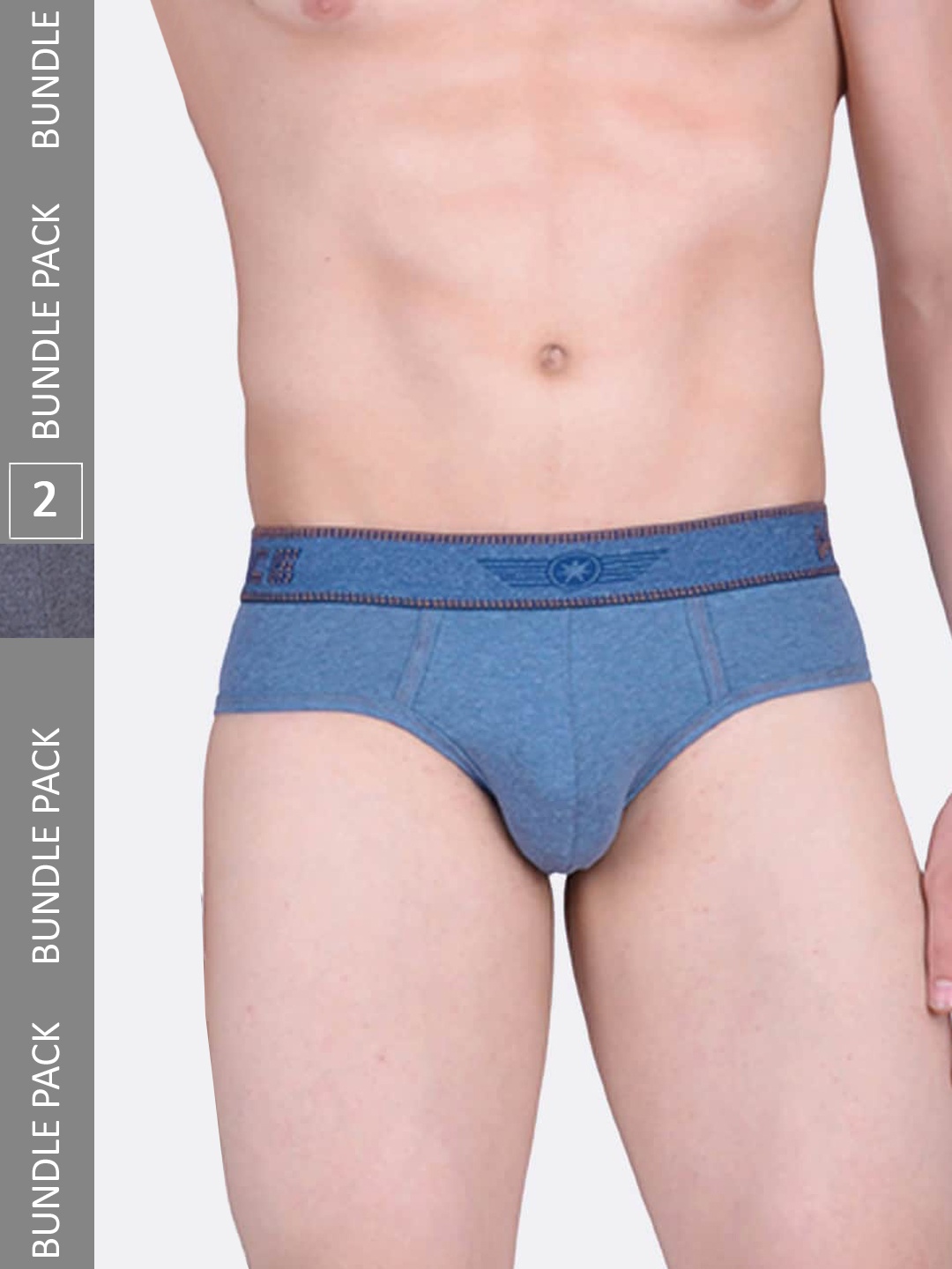 

Force NXT Men Pack Of 2 Assorted Basic Briefs MNFL-53-R3