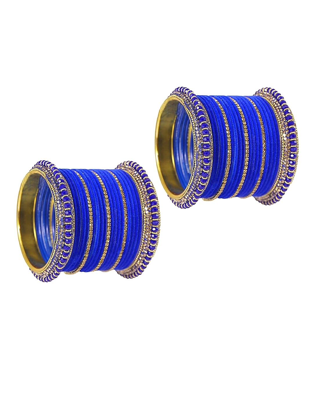 

NMII Set Of 42 Cubic Zirconia-Studded Bangle Set, Gold