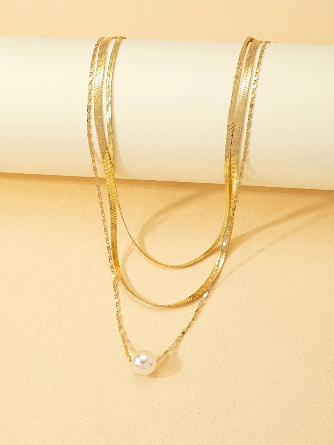 

Jewels Galaxy Women Gold-Plated Layered Necklace