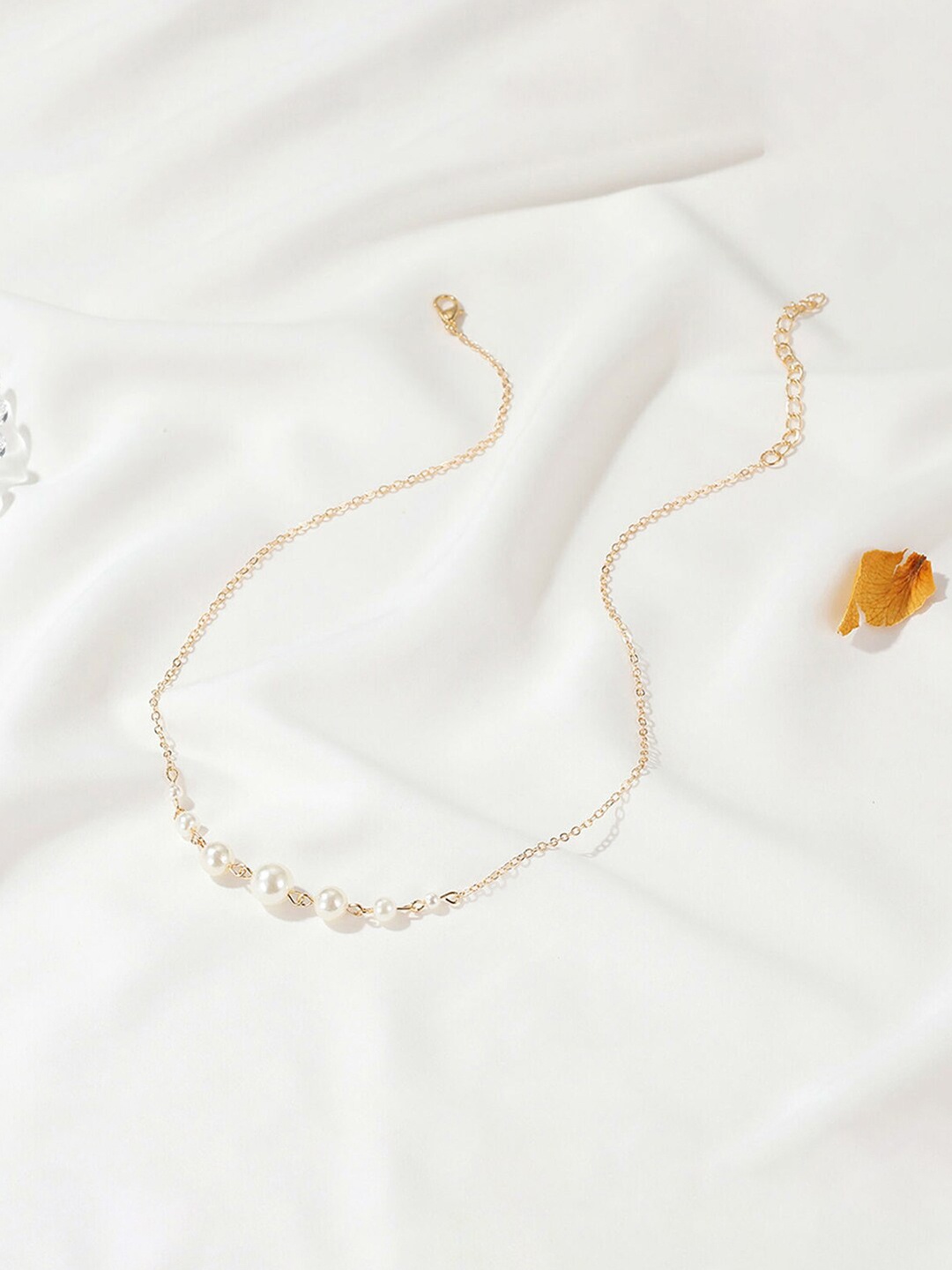 

Jewels Galaxy Women Gold-Plated Necklace, White